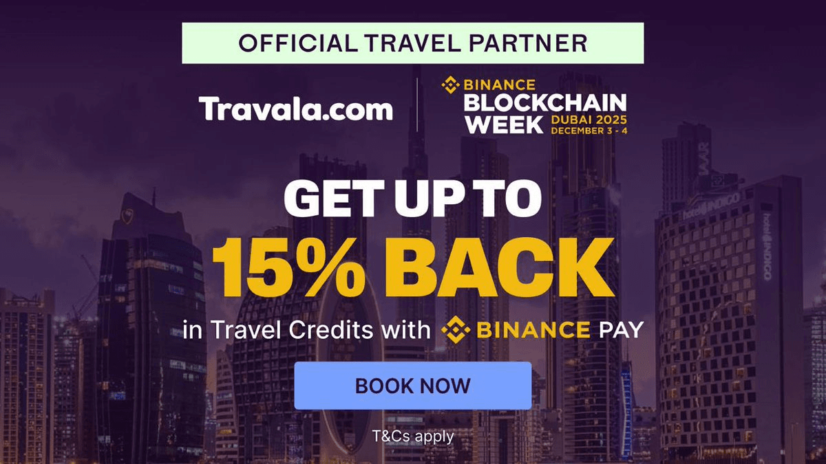 Travala Partners with Binance Blockchain Week 2025 Offering Travel Discounts