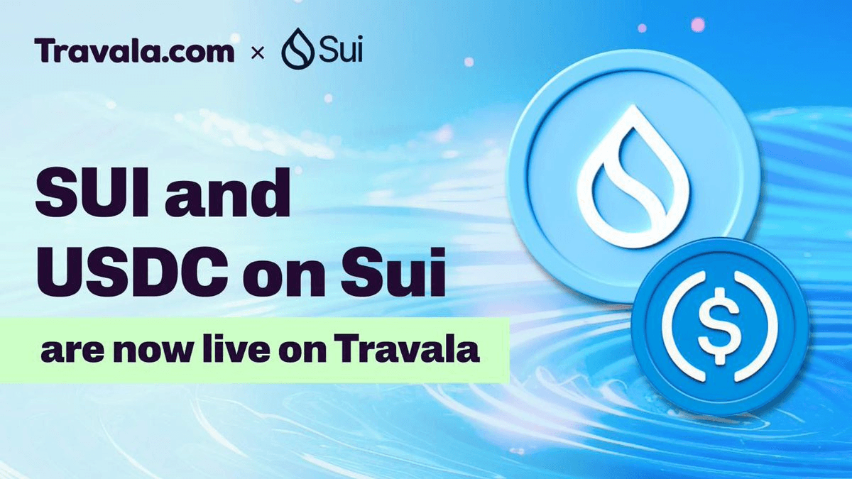 🌍 Sui Blockchain Integration Goes Live on Travala Travel Platform