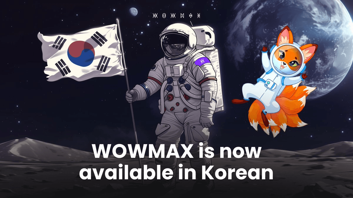 WOWMAX DEX Aggregator Launches Korean Language Support
