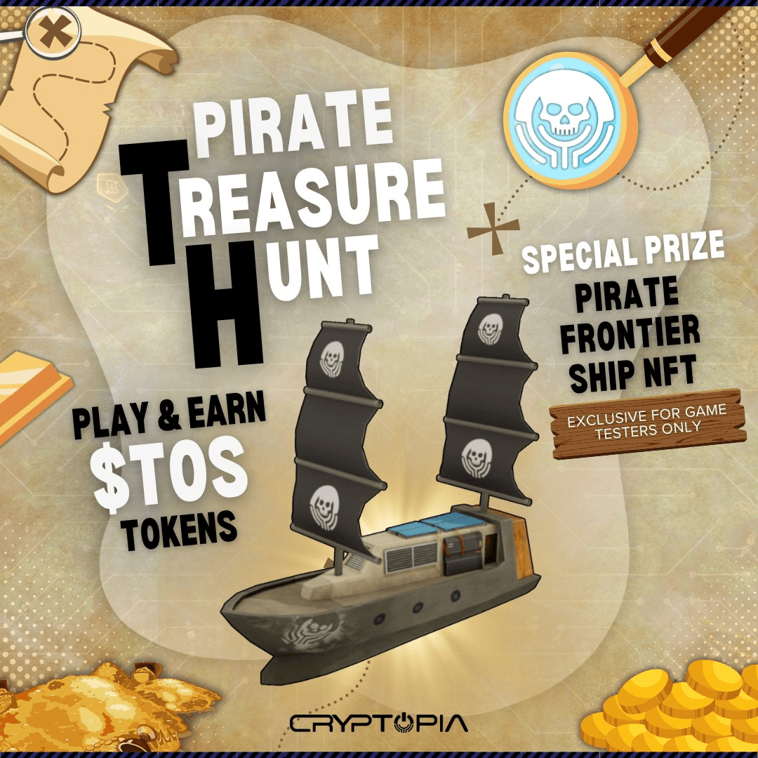 Cryptopia Launches Pirates Treasure Hunt with Airdrop Campaign