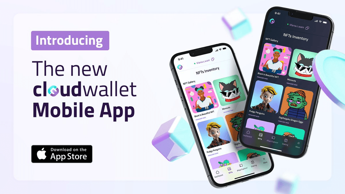WAX Cloud Wallet Launches Mobile App