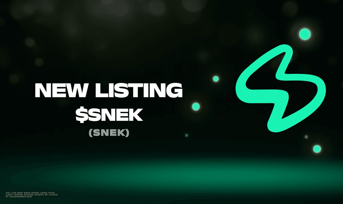 SNEK Token Now Available on Houdini Swap with Cross-Chain Privacy Features