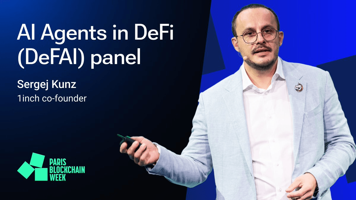 1inch Co-founder Discusses Future of DeFi Swaps at Paris Blockchain Week