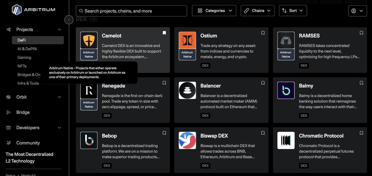 Arbitrum Portal Highlights Native Apps in Latest Update