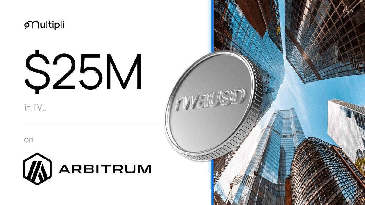 Multiplifi Hits $25M TVL Milestone with rwaUSD Credit Layer on Arbitrum