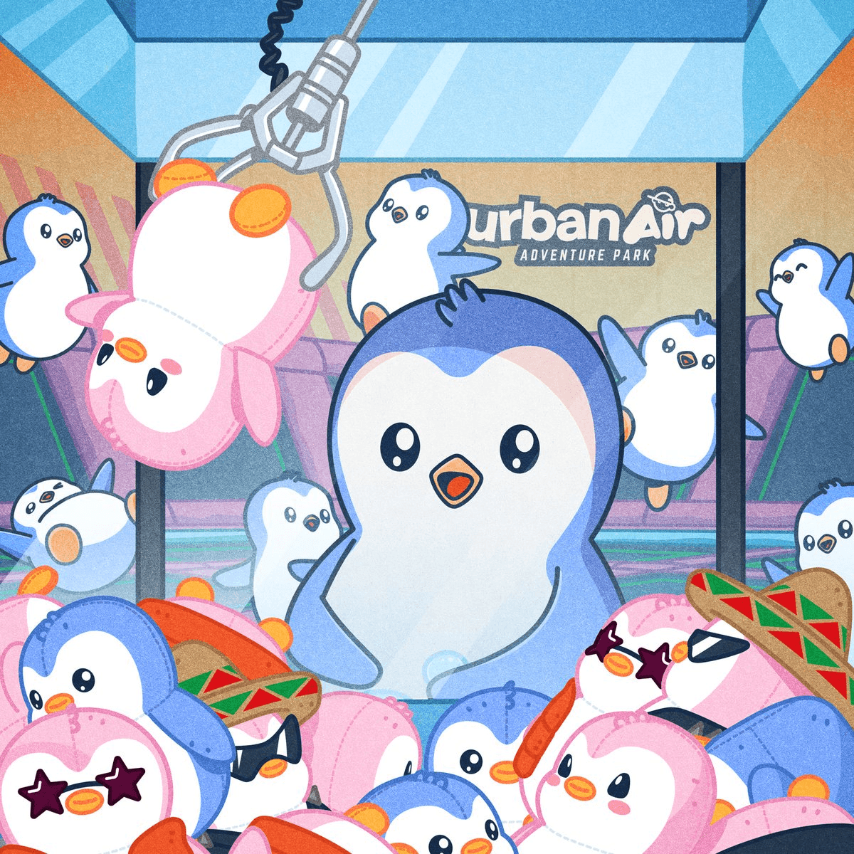 Pudgy Penguins Launch Claw Machines at Urban Air Locations