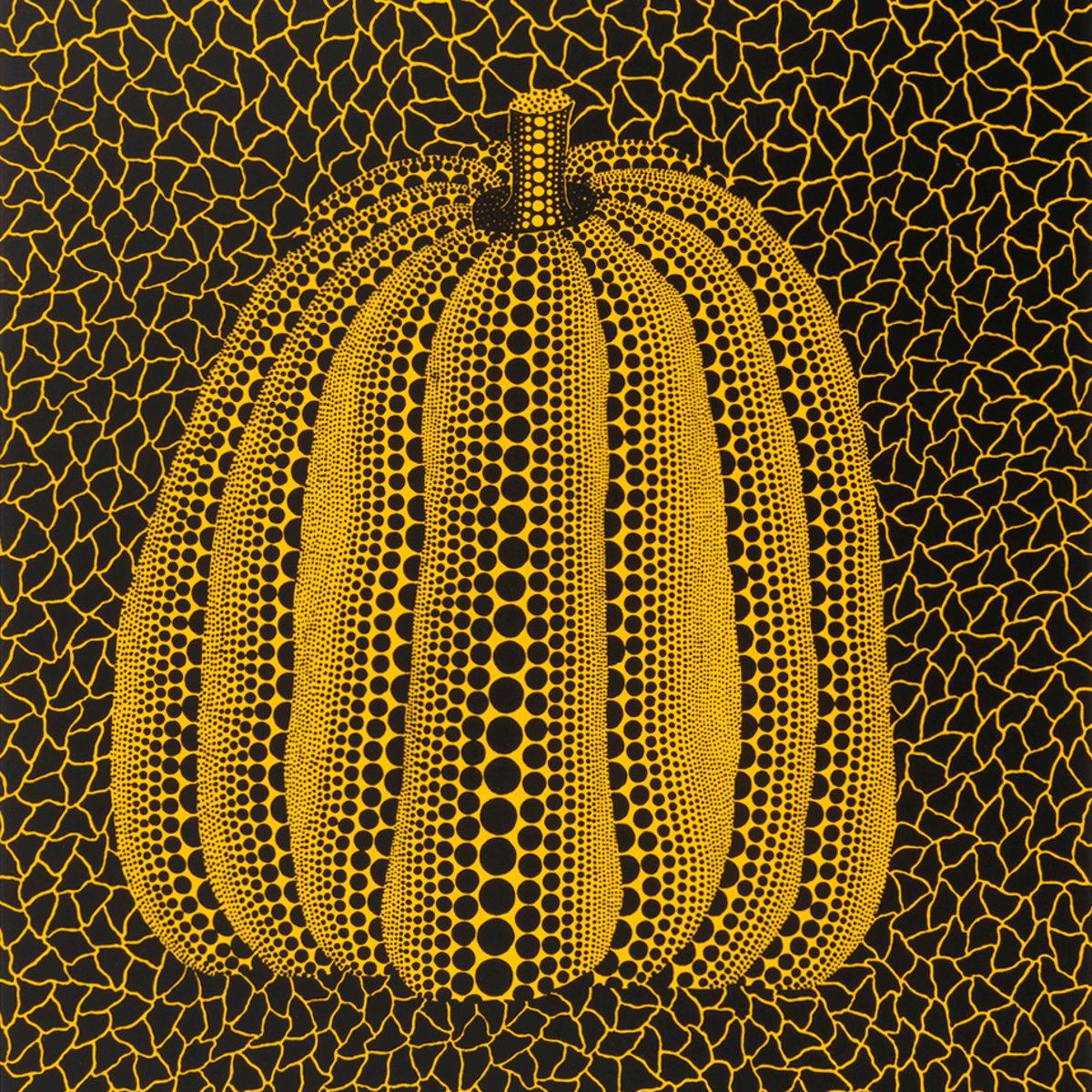 🎨 Yayoi Kusama's Pumpkin (1990) Now Available for Fractional Ownership on LiveArt