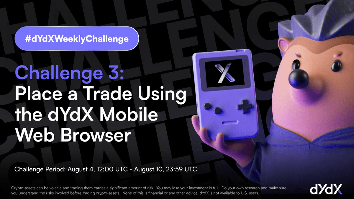 dYdX Launches Challenge 4: Referral Program with $400 Rewards