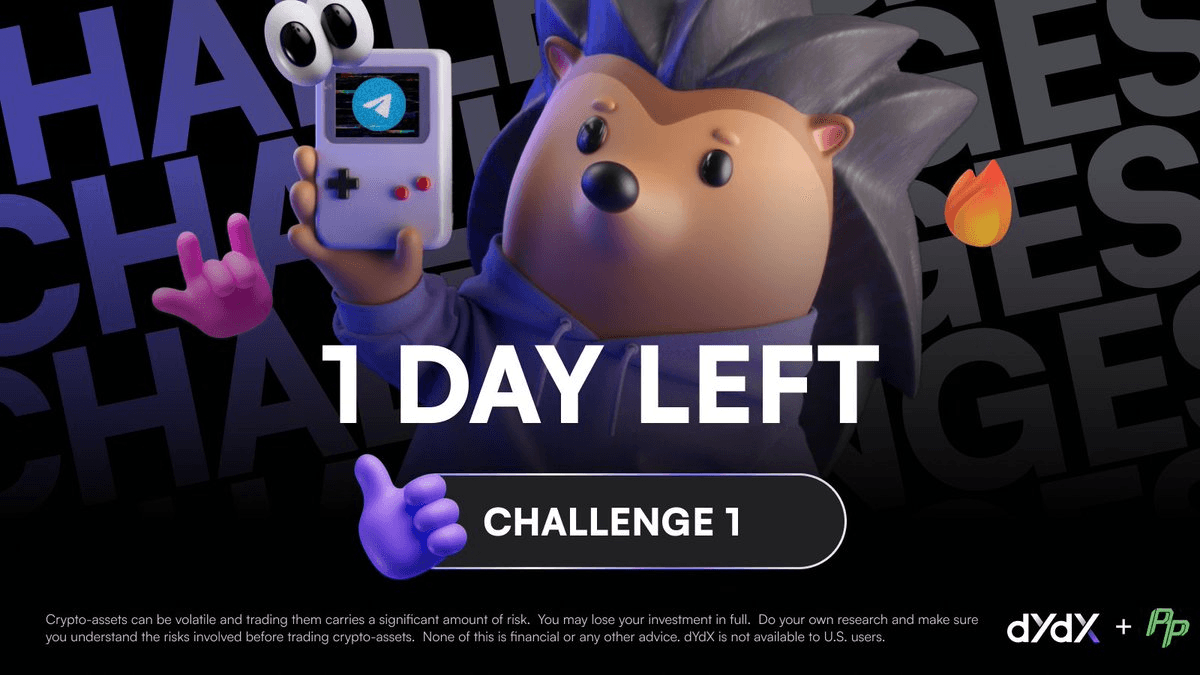 ⏰ Last Hours: dYdX Pocket Pro Challenge 1 Deadline