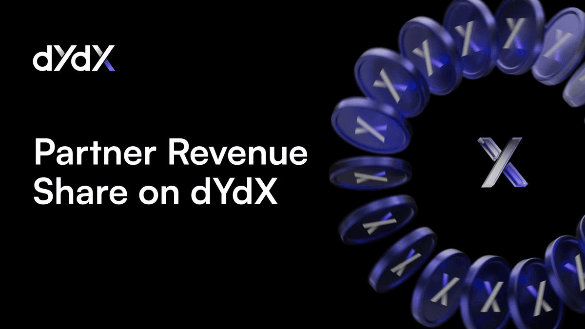 dYdX Launches Onchain Partner Revenue Share Program