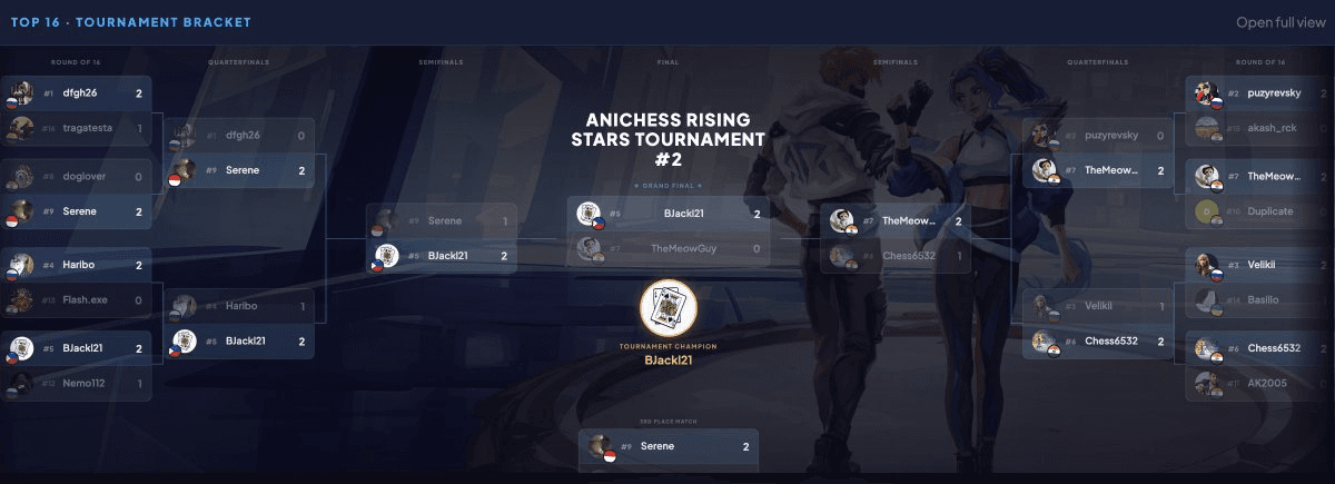 Lichess Players Win $14,400 in First Anichess Tournament