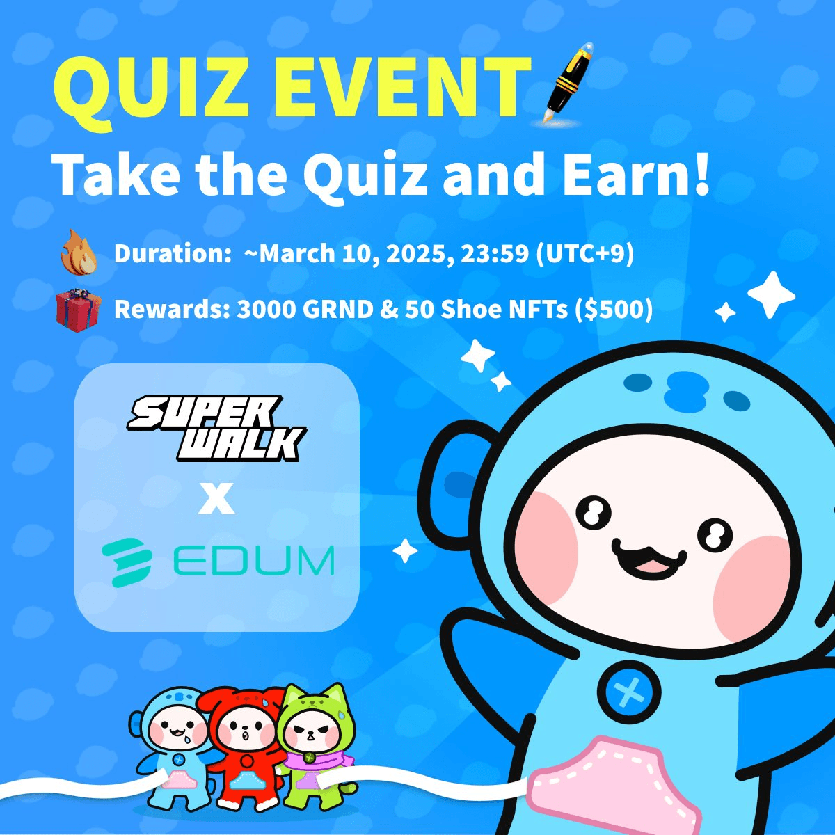 SuperWalk Quiz Event: Learn About EDUM Project and Win Prizes