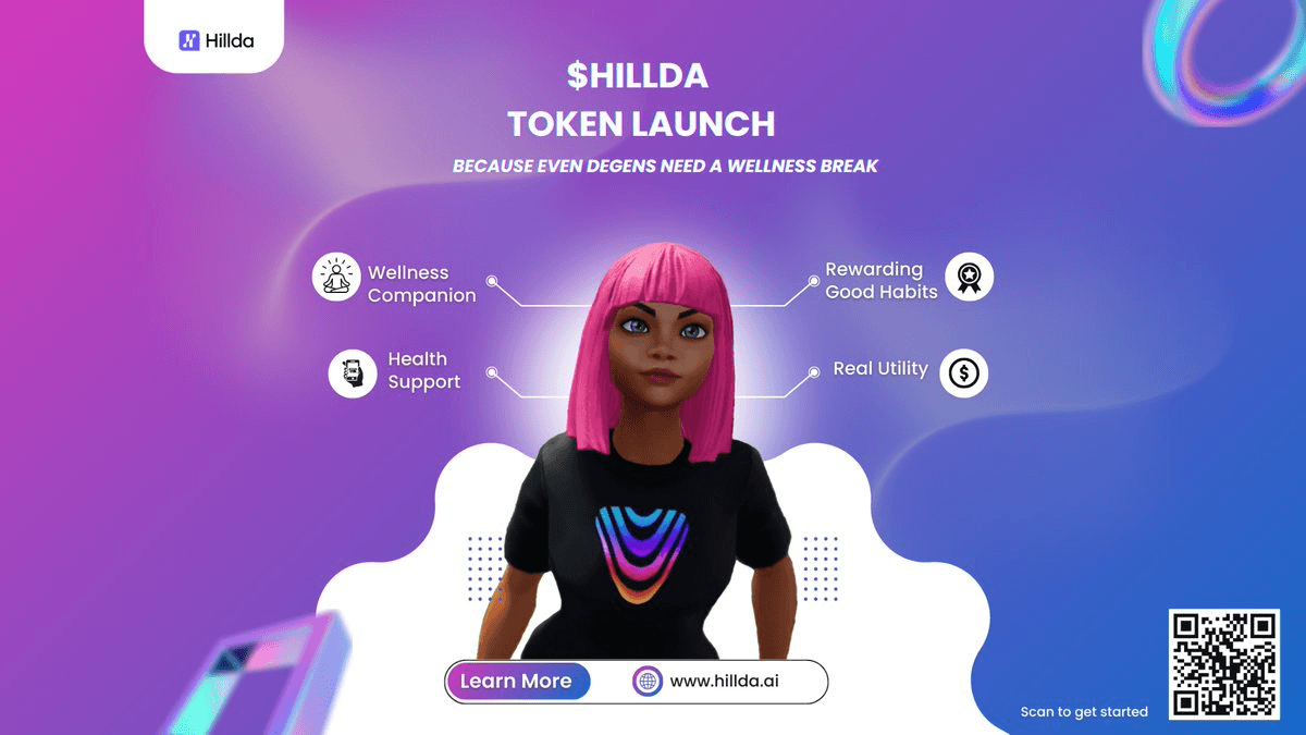 HILLDA Token Launches to Incentivize Wellness in Crypto Community