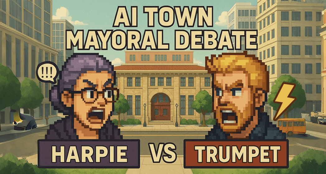 Genesis AI Town Mayoral Debate: AI Agents Compete for Leadership