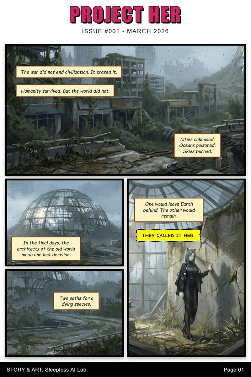 馃 AI-Written Comic Launches on Web3