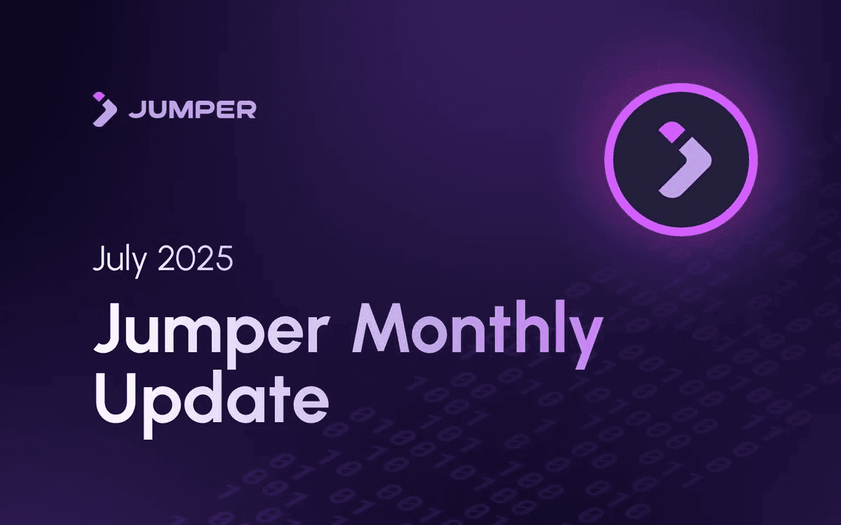 Jumper Exchange July 2025 Update