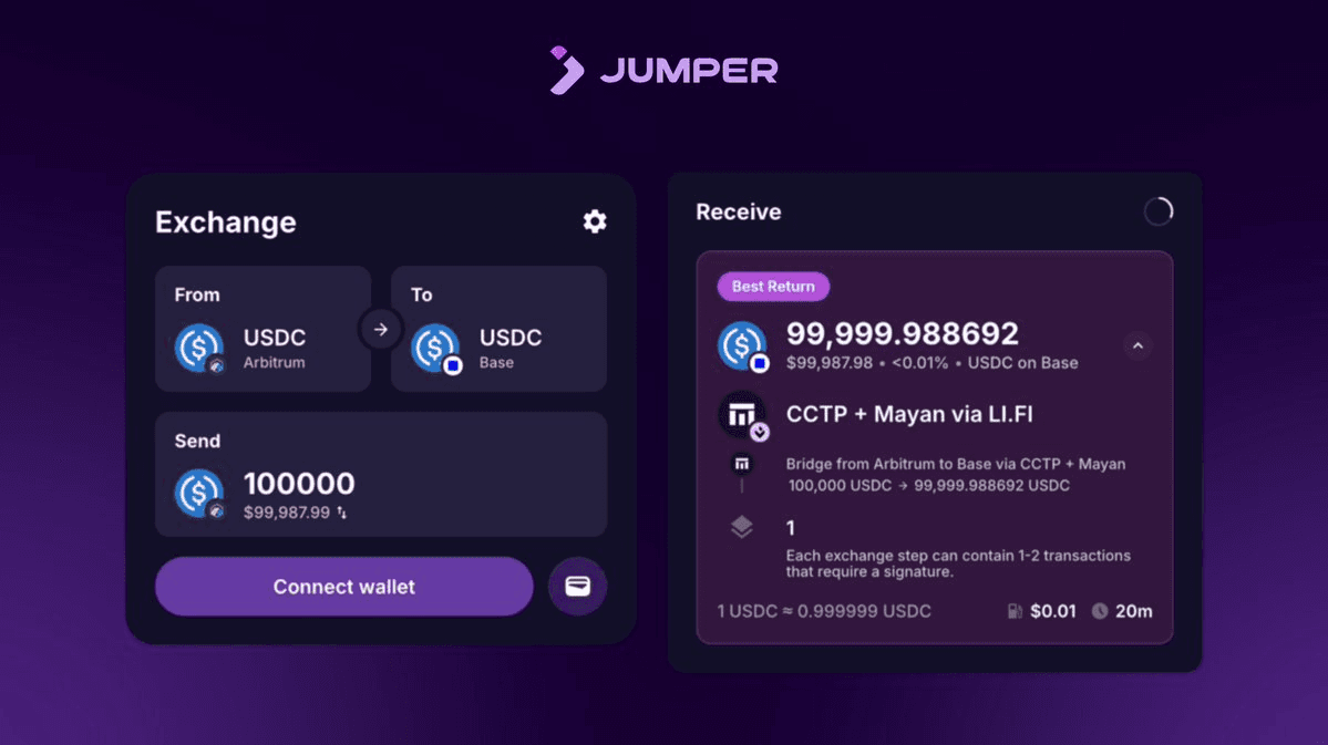Jumper Exchange Enhances Base Chain Bridging