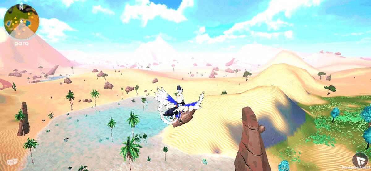Novus Mobile Screenshots Show Desert Flying and Plains Hunting