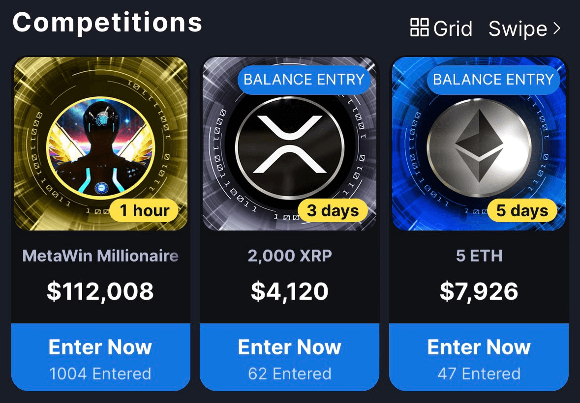 MetaWin Prize Pool Reaches New Milestone