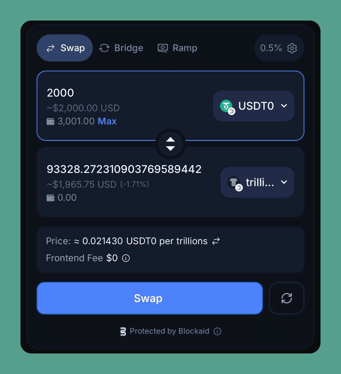 🤝 TRILLIONS Token Gets Whitelisted