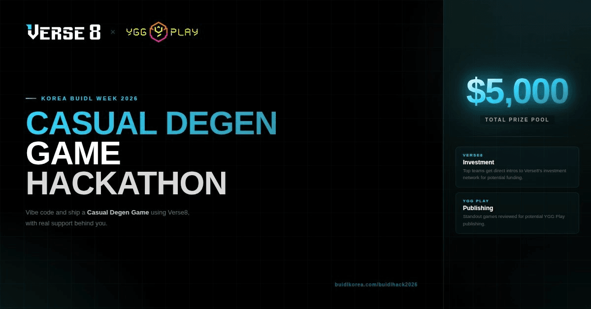 Verse Eight and YGG Play Announce Hackathon with Major Prizes