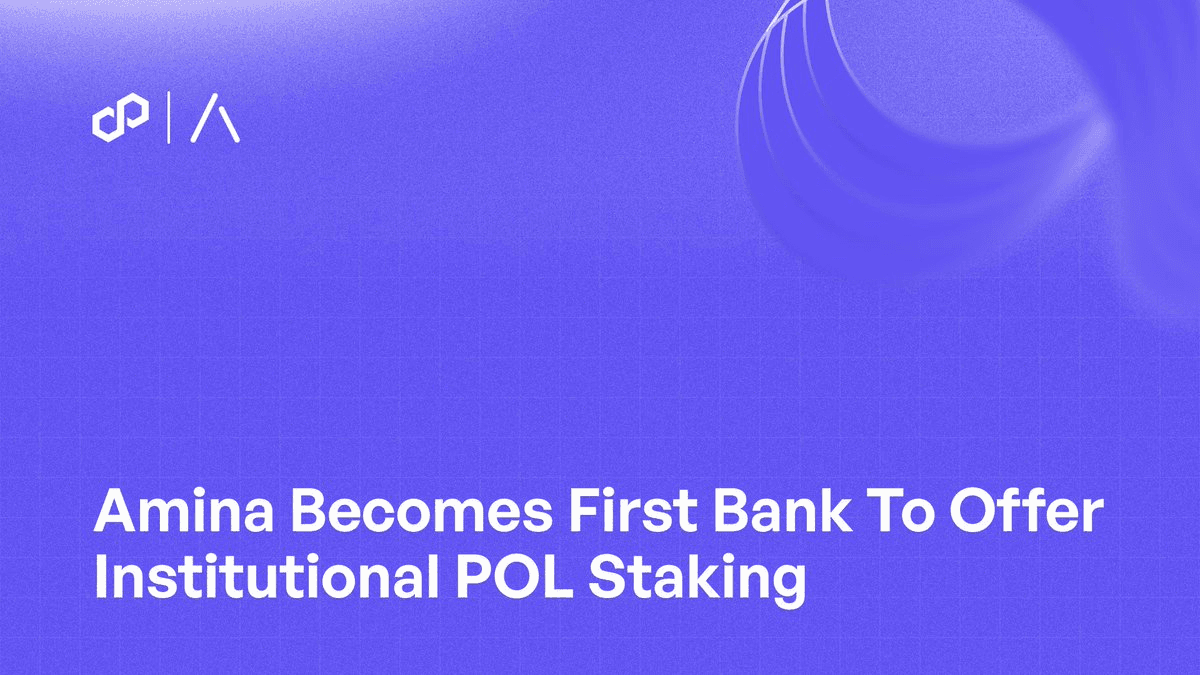 Swiss Bank Becomes First to Offer Regulated POL Staking with 15% Rewards