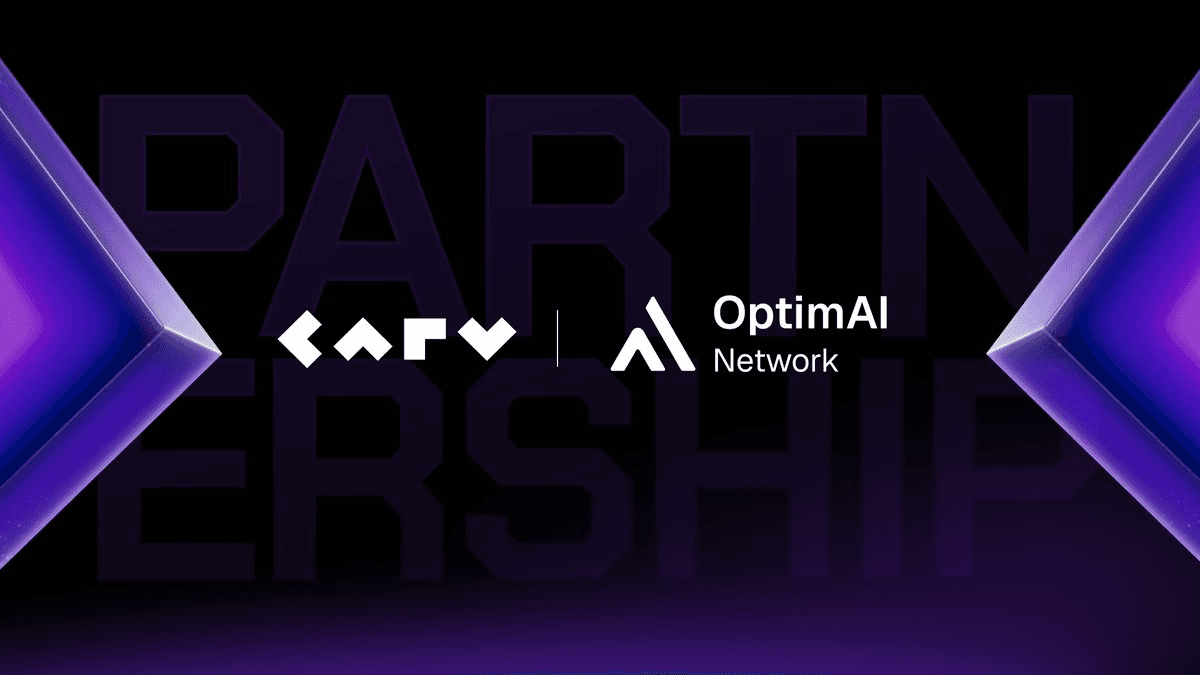 🤖 CARV Partners with OptimAI Network