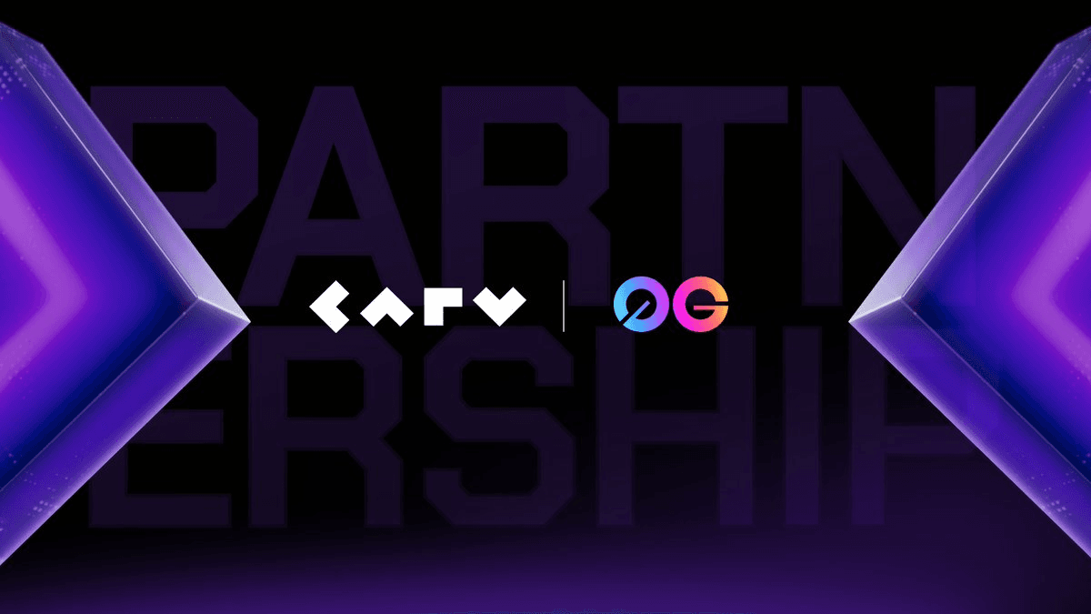 CARV Partners with 0G Labs for Decentralized AI Infrastructure