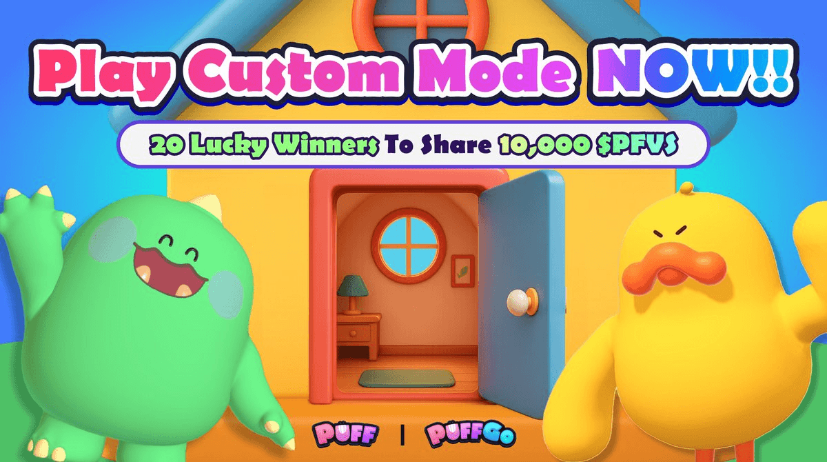 PuffGo Custom Clash Week Launches with 10,000 $PFVS Prize Pool