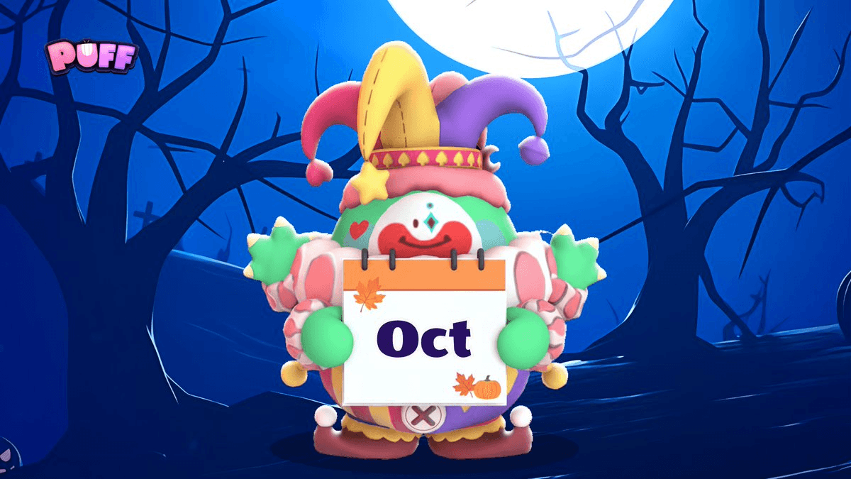 Puffverse Halloween Event Concludes with Circus Costumes and Final Pumpkin Raid