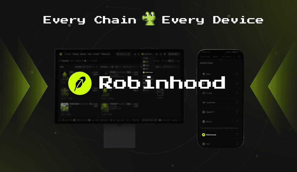 🔧 GMGN Integrates Full Robinhood Chain Support
