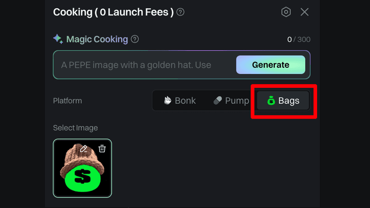 GMGN Launches Token Creation Launchpad on Bags Network