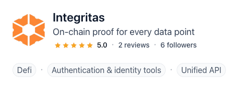 Integritas Launches on Product Hunt