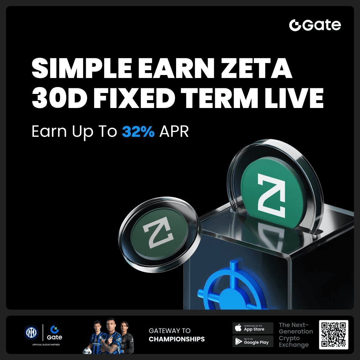 Gate Simple Earn Launches New ZETA Fixed Term Product