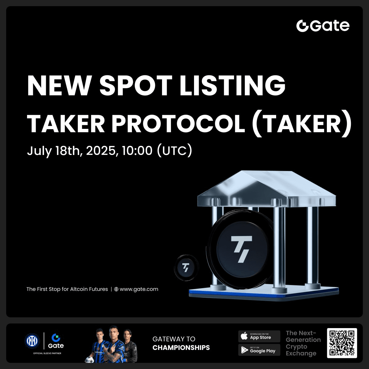 Gate Exchange Announces Multiple New Token Listings for July 22