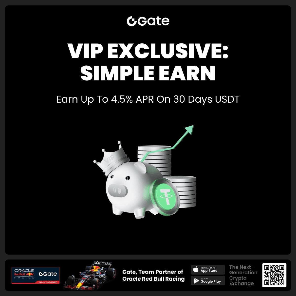 Gate.com Launches VIP-Only Simple Earn Fixed Term Product