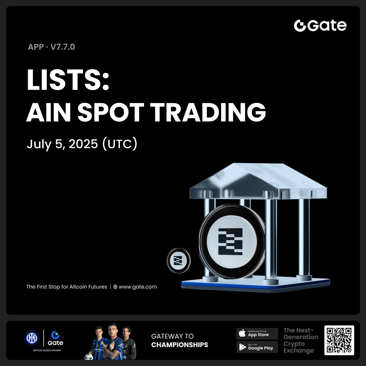 Gate Exchange Announces New Token Listing
