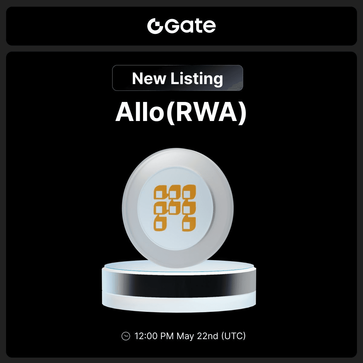 Gate.io Announces New Token Listings for May 22nd