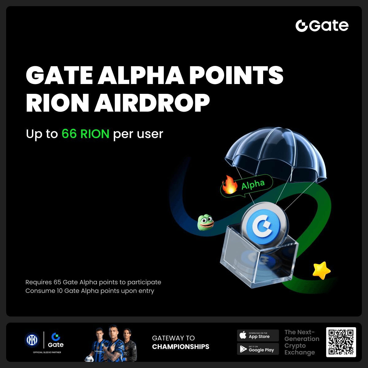 Gate.io Launches Alpha Points System with $RION Airdrop