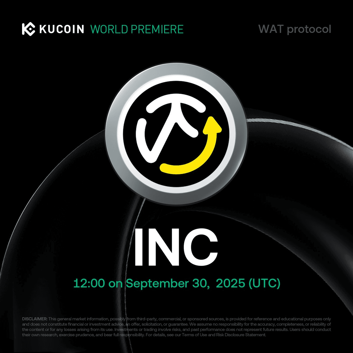 WAT Protocol's INC Token Lists on KuCoin with Real-World Asset Focus