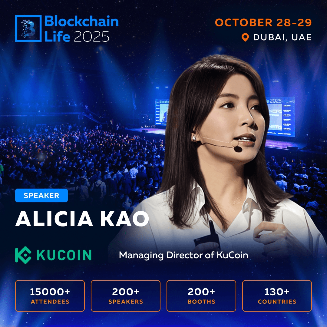 KuCoin Offers 10% Discount for Blockchain Life 2025 Conference in Dubai