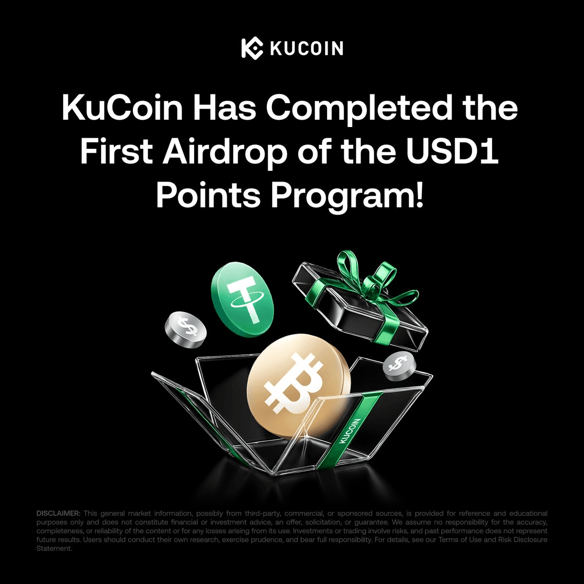KuCoin Completes First USD1 Points Program Airdrop Distribution