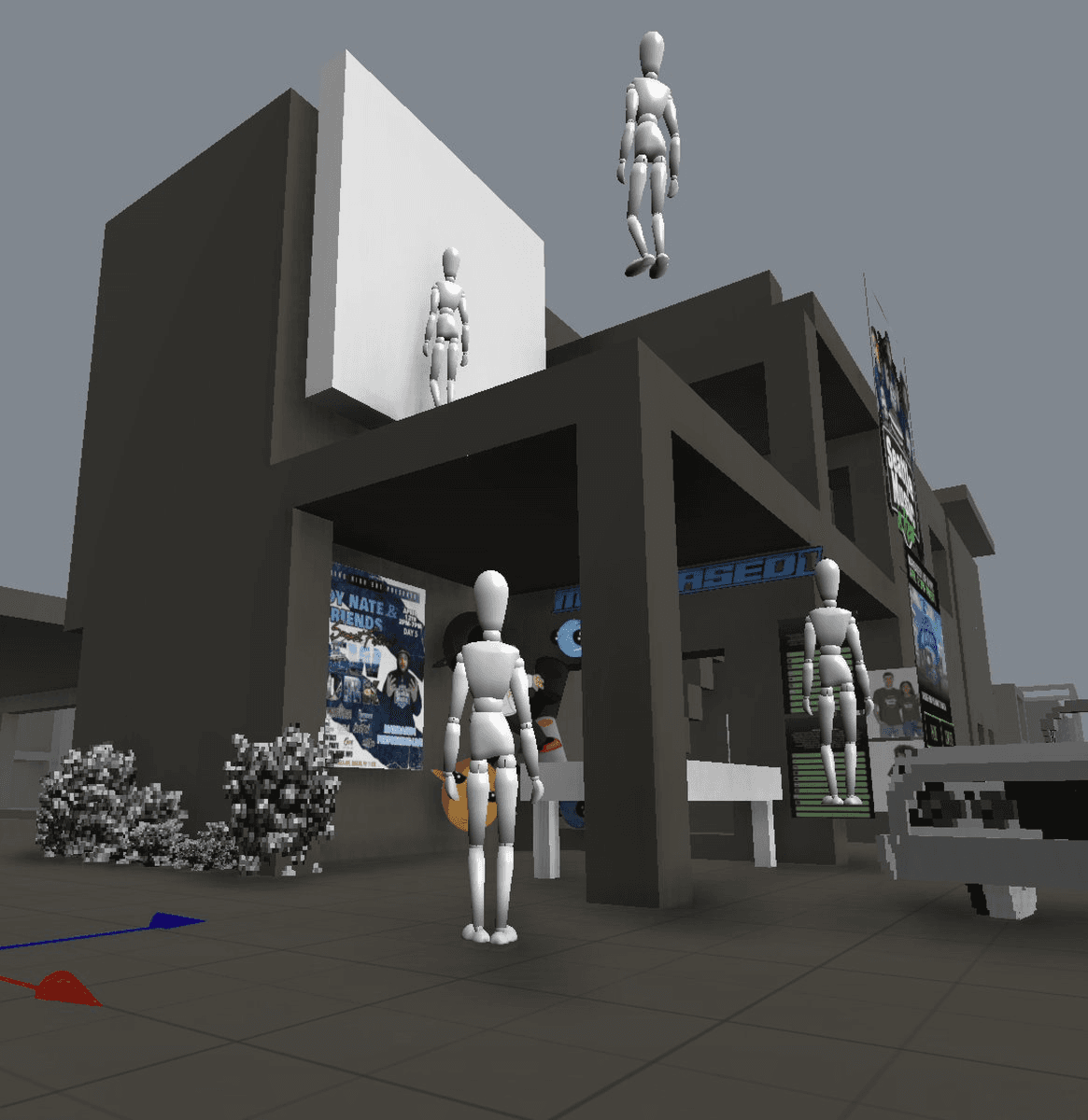 Creepy Sky Avatars Emerge in Virtual World