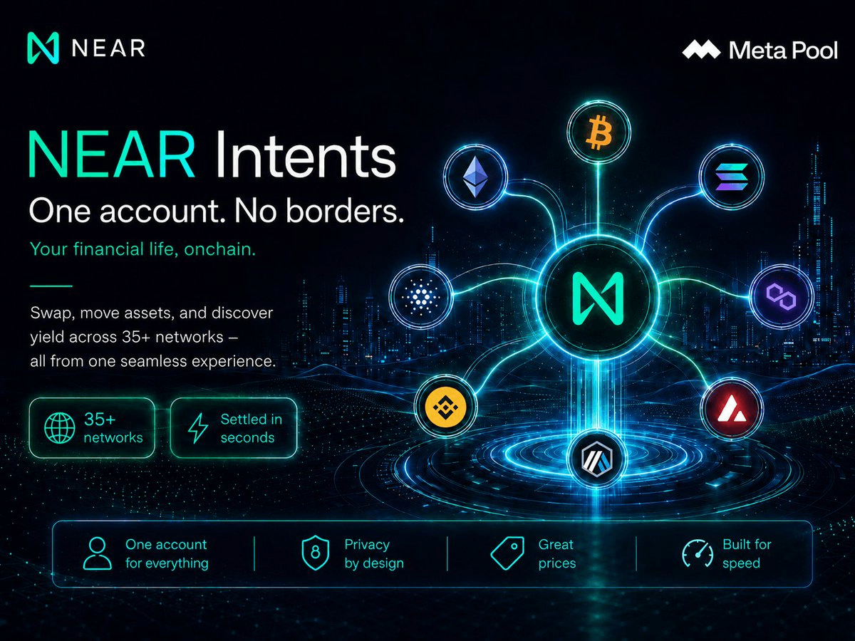 NEAR Intents Enables Cross-Chain Staking Access on Meta Pool
