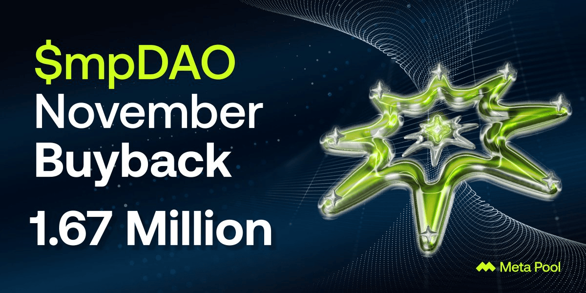 📊 Meta Pool DAO Buyback Milestone