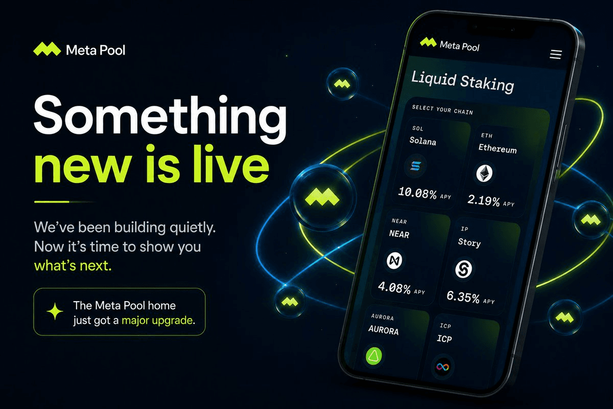 Meta Pool Launches Upgraded Multi-Chain Staking Platform