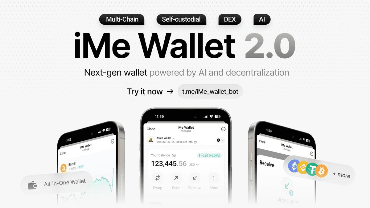 iMe Launches Wallet 2.0 with Multi-Seed Support and Cross-Platform Integration