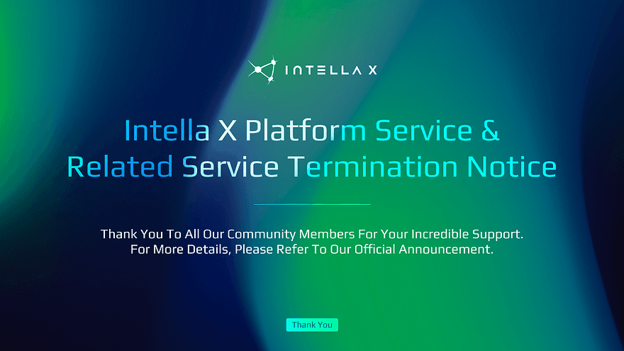 Intella X Platform Announces Complete Service Shutdown