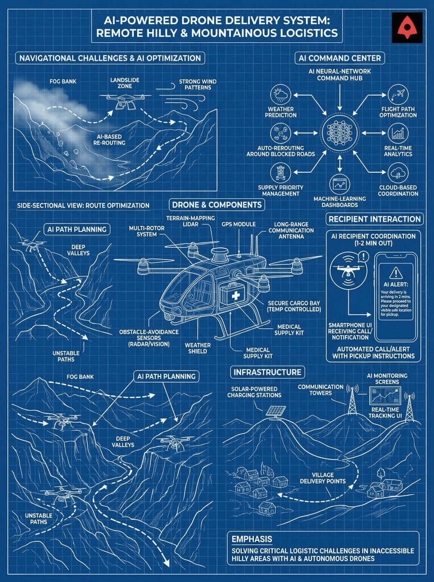 ๐ AI-Powered Drones Transform Remote Mountain Village Access