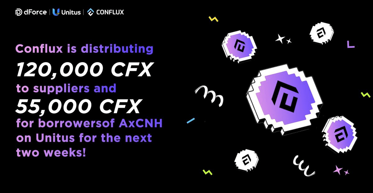Conflux Network Extends CFX Rewards Program on Unitus Finance
